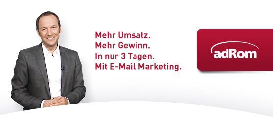 E-Mail Marketing von adRom - Mehr Umsatz, Mehr Gewinn